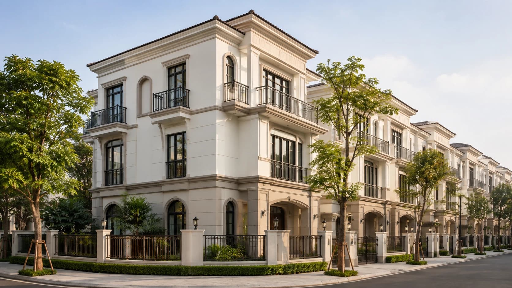 Chọn hệ sơn ngoại thất cho nhà liền kề và biệt thự